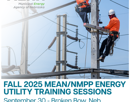 Fall Utility training sessions graphic 2025