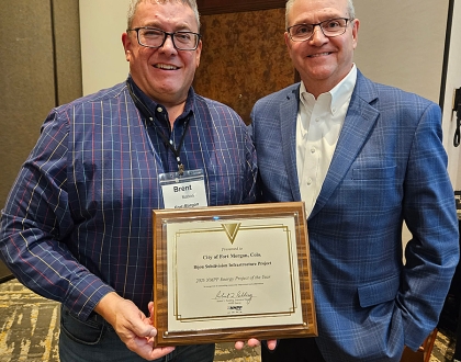 Fort Morgan Project of Year award
