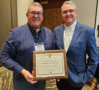 Fort Morgan Project of Year award