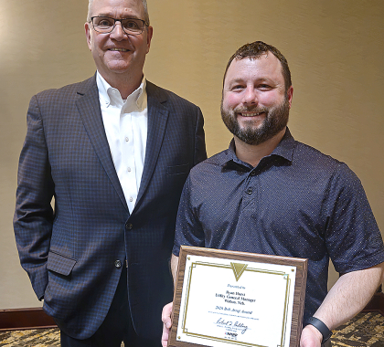 City of Wahoo's Ryan Hurst receives award