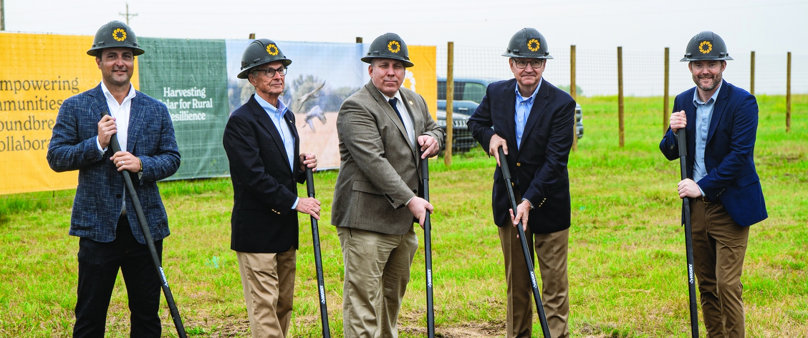 solar project groundbreaking event