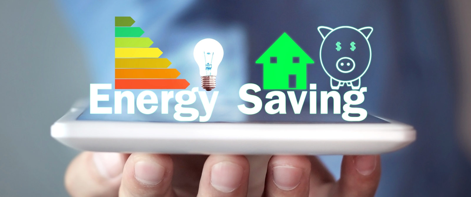 Energy savings photo graphic